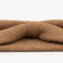 Stirnband aus Kamelwolle, braun