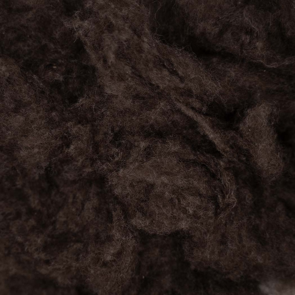 Yakwolle, dunkelbraun, unversponnen (100g)