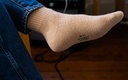 Socken aus Kamelwolle, beige