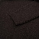 Loose Fit Pullover aus Yakwolle, dunkelbraun