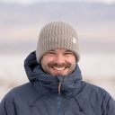 Mütze aus Yakwolle, grau