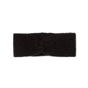 Headband made of yak wool (Twist design), dark brown