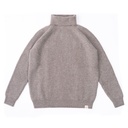 Turtleneck sweater made of yak wool, grey