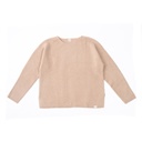 Loose fit pullover made of camel wool, beige